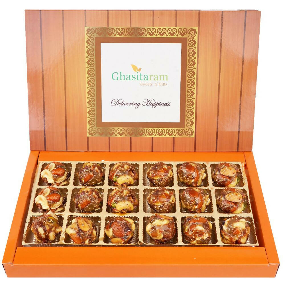 Ghasitaram Dry Fruit Laddoos with No Added Sugar - Distacart