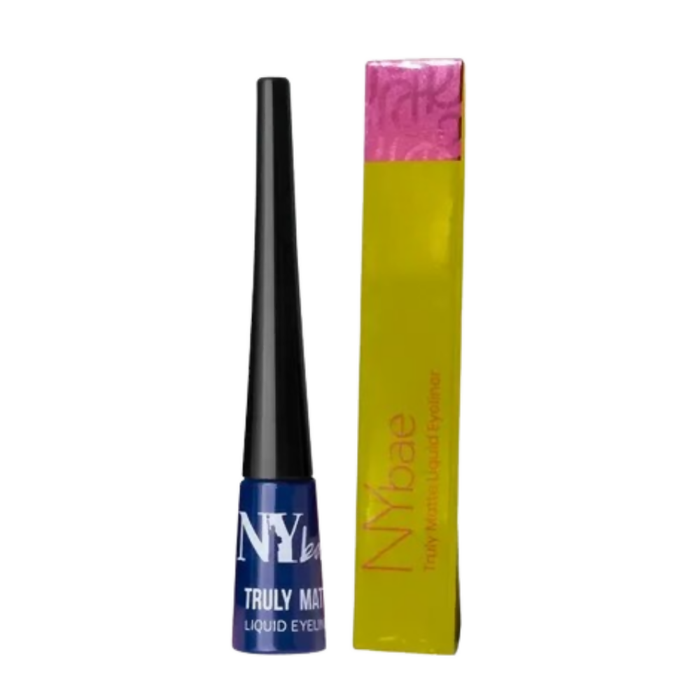 NY Bae Truly Matte Liquid Eyeliner - Brave Blue - Distacart