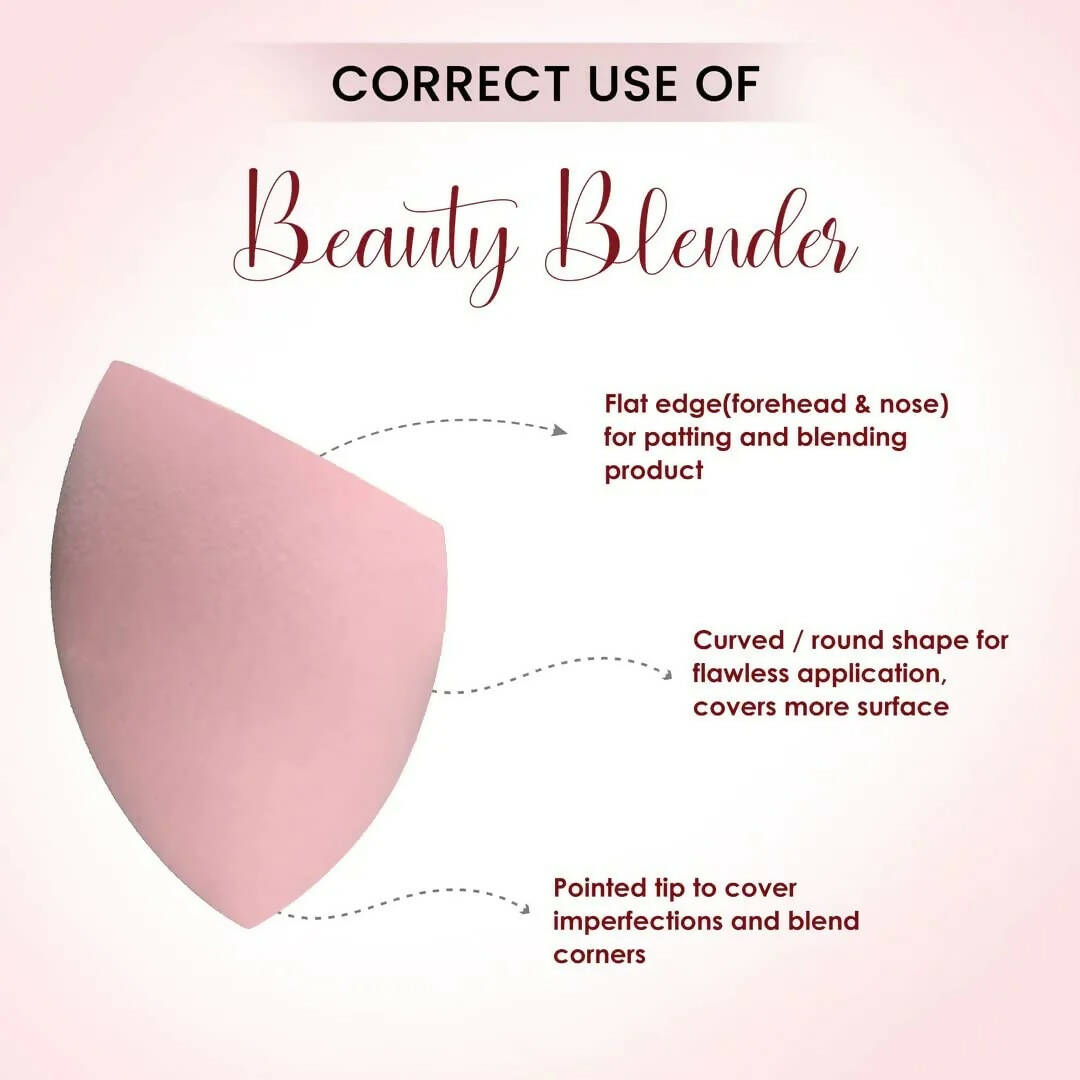 FLiCKA Beauty Blender with Case Pink (Makeup Sponge) - Distacart