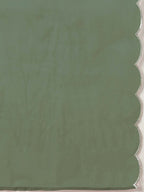 Janasya Regular Chinnon Green Ethnic Motifs V-Neck Kurta,Bottom & Dupatta
