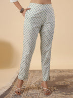 Janasya Bright Cotton Floral Straight Kurta Set - Distacart