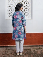 Janasya From Style Master Cotton Floral A-Line Tunic - Distacart