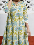 Janasya From Style Master Cotton Floral Regular Tunic - Distacart
