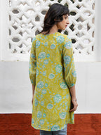 Janasya From Style Master Georgette Floral Regular Tunic - Distacart