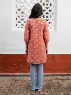 Janasya From Style Master Georgette Floral Regular Tunic - Distacart