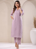 Janasya Light Dobby Cotton Self Design Straight Kurta Set - Distacart
