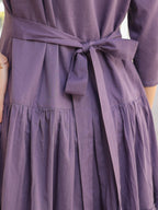 Janasya Light Cotton Solid A-Line DRESS - Distacart