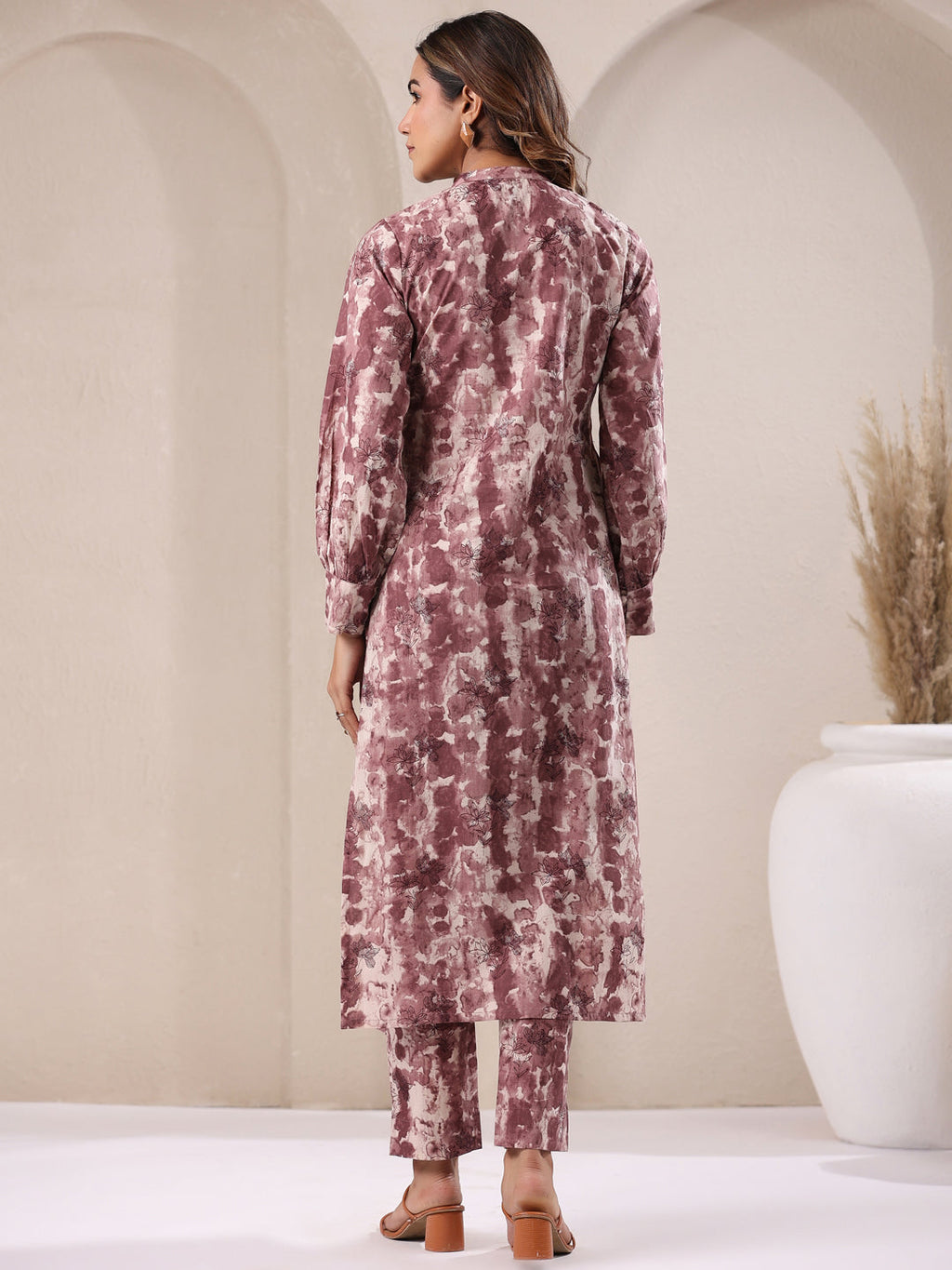 Janasya Light Cotton Tie & dye Straight Kurta Set - Distacart