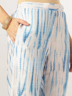 Janasya Light Silk Blend Tie & dye Straight Kurta Set - Distacart