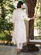 Janasya Light Cotton Tie & dye A-Line Kurta Set - Distacart