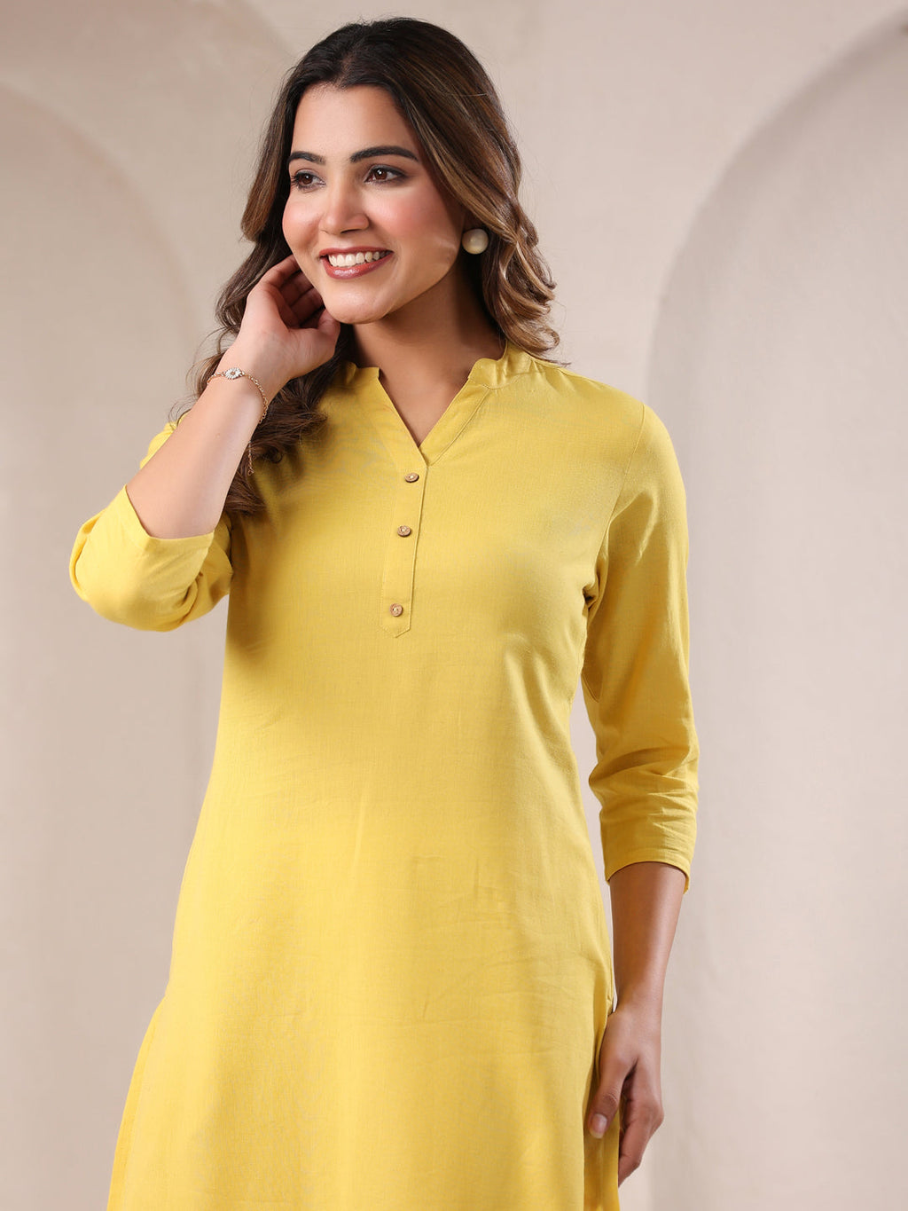 Janasya Light Cotton Solid Straight Kurta - Distacart