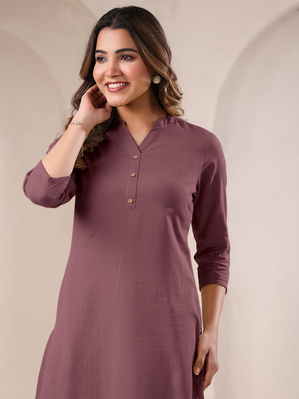 Janasya Light Cotton Solid Straight Kurta - Distacart