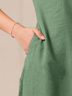 Janasya Light Cotton Solid Straight Kurta - Distacart