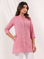 Janasya Light Cotton Solid Straight Kurta - Distacart