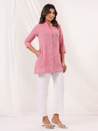 Janasya Light Cotton Solid Straight Kurta - Distacart