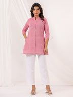 Janasya Light Cotton Solid Straight Kurta - Distacart