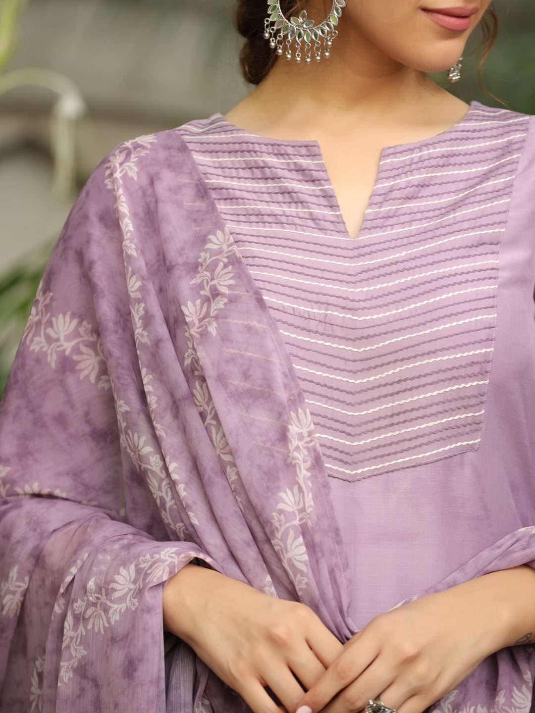 Janasya Light Silk Blend Yoke Embroidery Straight Kurta Set - Distacart