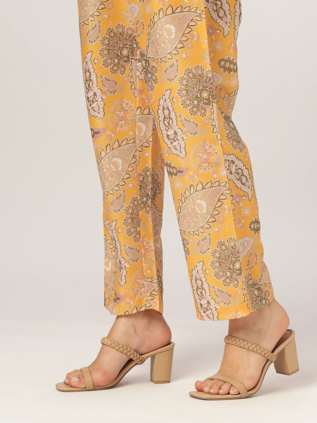 Janasya Bright Silk Blend Floral Straight Kurta Set - Distacart