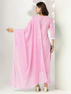 Janasya Light Cotton Embroidered Straight Kurta Set - Distacart