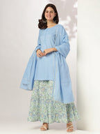 Janasya Light Rayon Solid Straight Kurta Set - Distacart