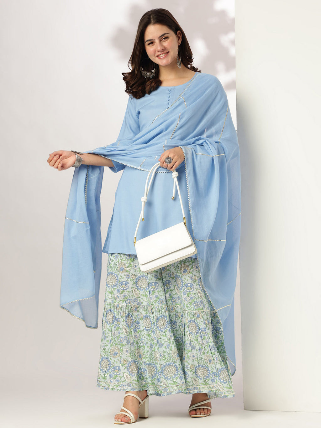 Janasya Light Rayon Solid Straight Kurta Set - Distacart