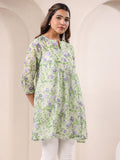 Janasya Light Silk Blend Floral A-Line Tunic - Distacart