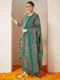 Janasya Bright Cotton Floral Panelled Kurta Set - Distacart