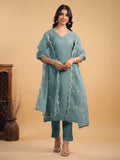 Janasya Light Chanderi Solid Straight Kurta Set - Distacart