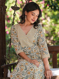 Janasya Light Cotton Floral Straight Kurta Set - Distacart