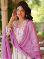 Janasya Light Cotton Tie & dye A-Line Kurta Set - Distacart