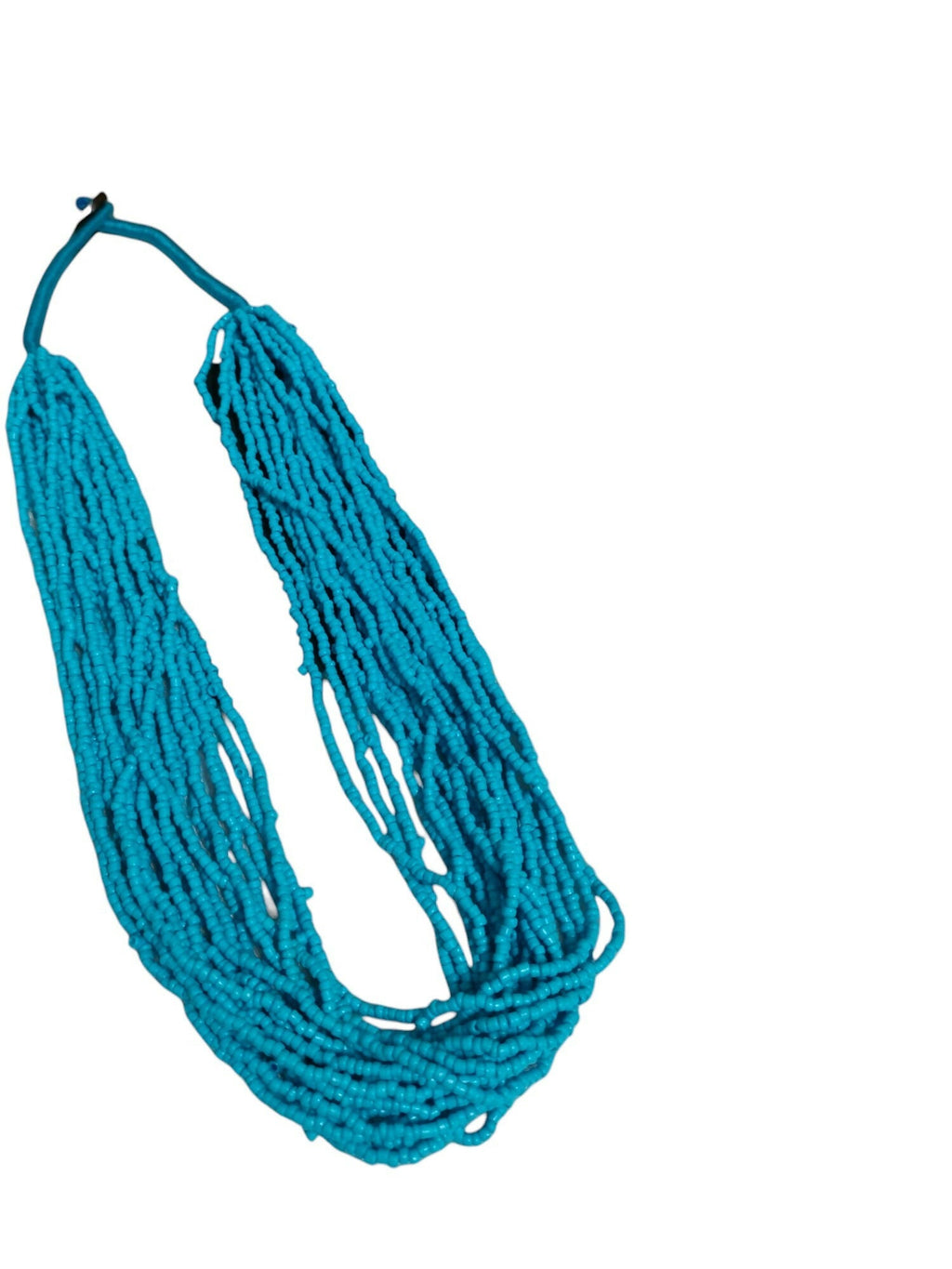 Inhanns Handmade Beaded Multilayer Necklace, 20 Layers - Skay Blue