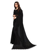 Vamika Net Brasso Black Light Weight Trendy Look Bollywood Style Saree