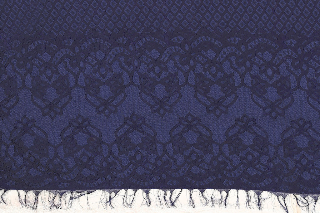 Vamika Net Brasso Navy Light Weight Trendy Look Bollywood Style Saree