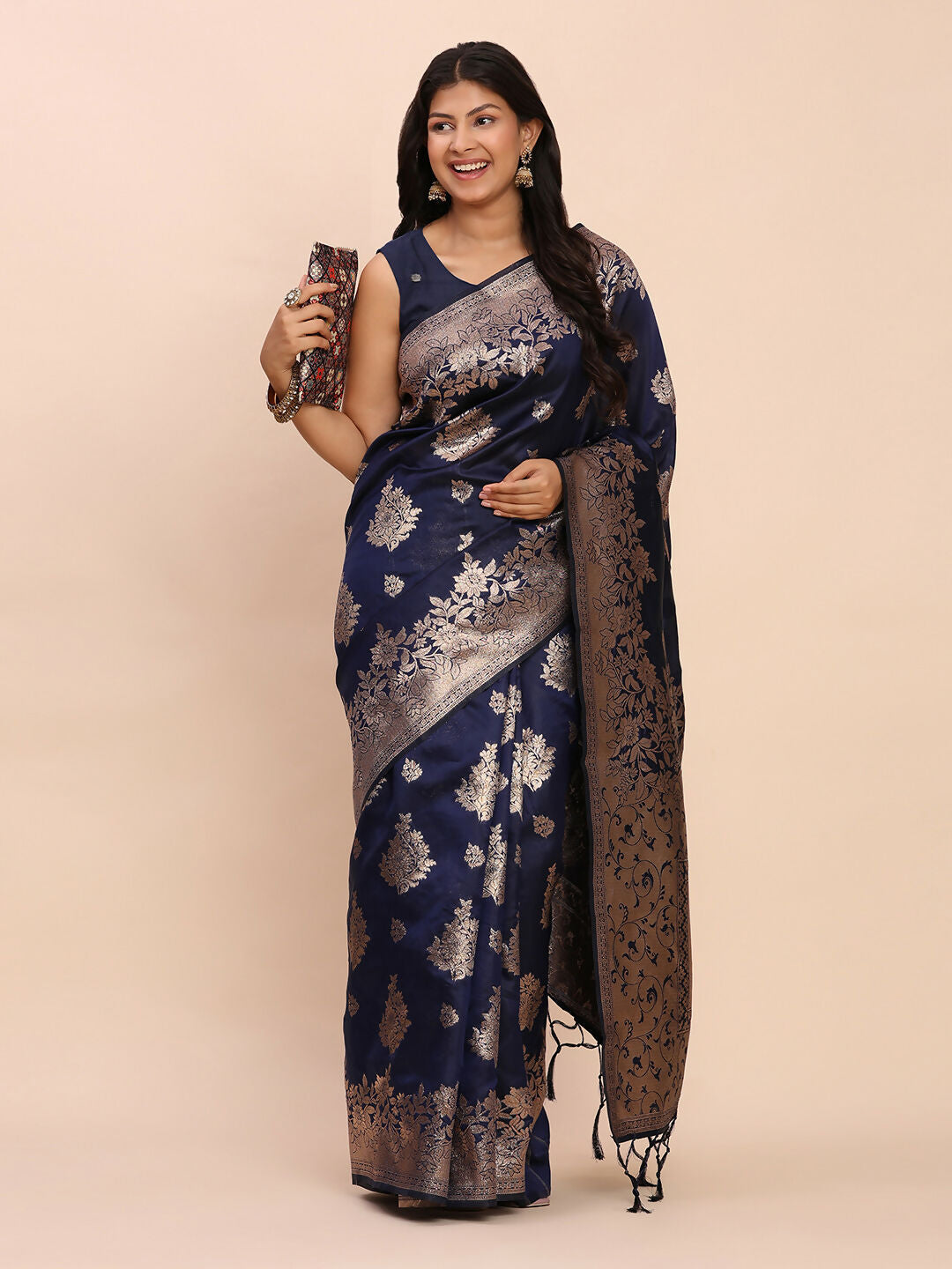 Shree Shyam Fashion Banarasi Silk Saree - Distacart