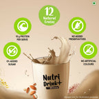 Tata Soulfull Nutri Drink+ With Millets, 0% Added Sugar - Almond Flavor