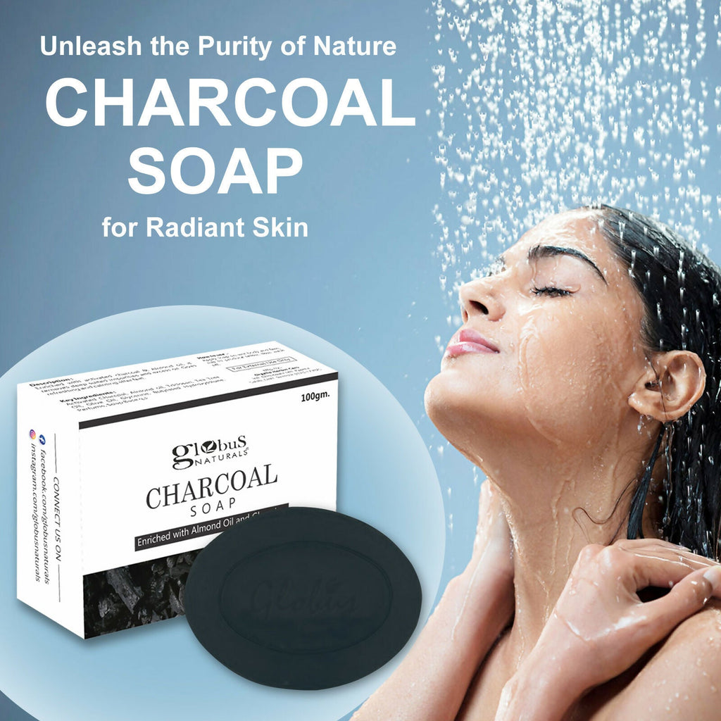 Globus Naturals Charcoal Soap
