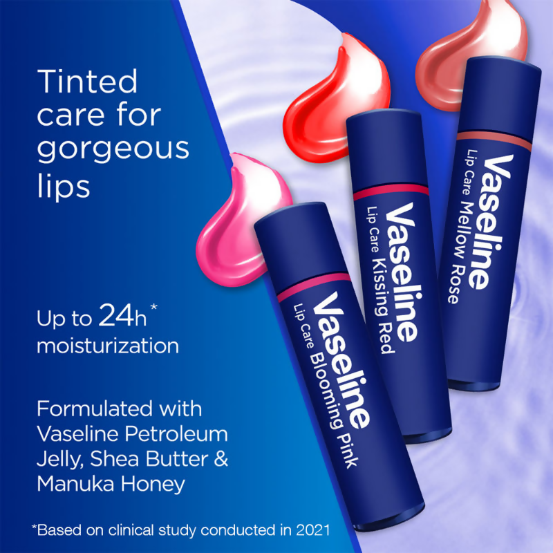 Vaseline Lip Care Colour + Care Tinted Lip Balm Stick - Mellow Rose - Distacart