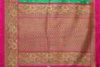 Vamika Green Printed Art Silk Saree