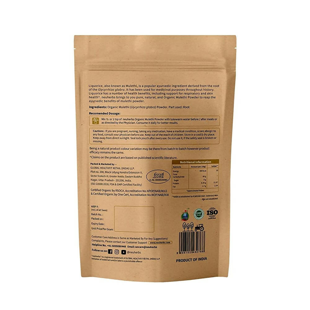 Neuherbs Organic Mulethi Powder