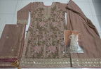 Vastranavya Coral Heavy Star Georgette Embroidered Sequins & Mirror Work Classy Pakistani Palazzo Suit