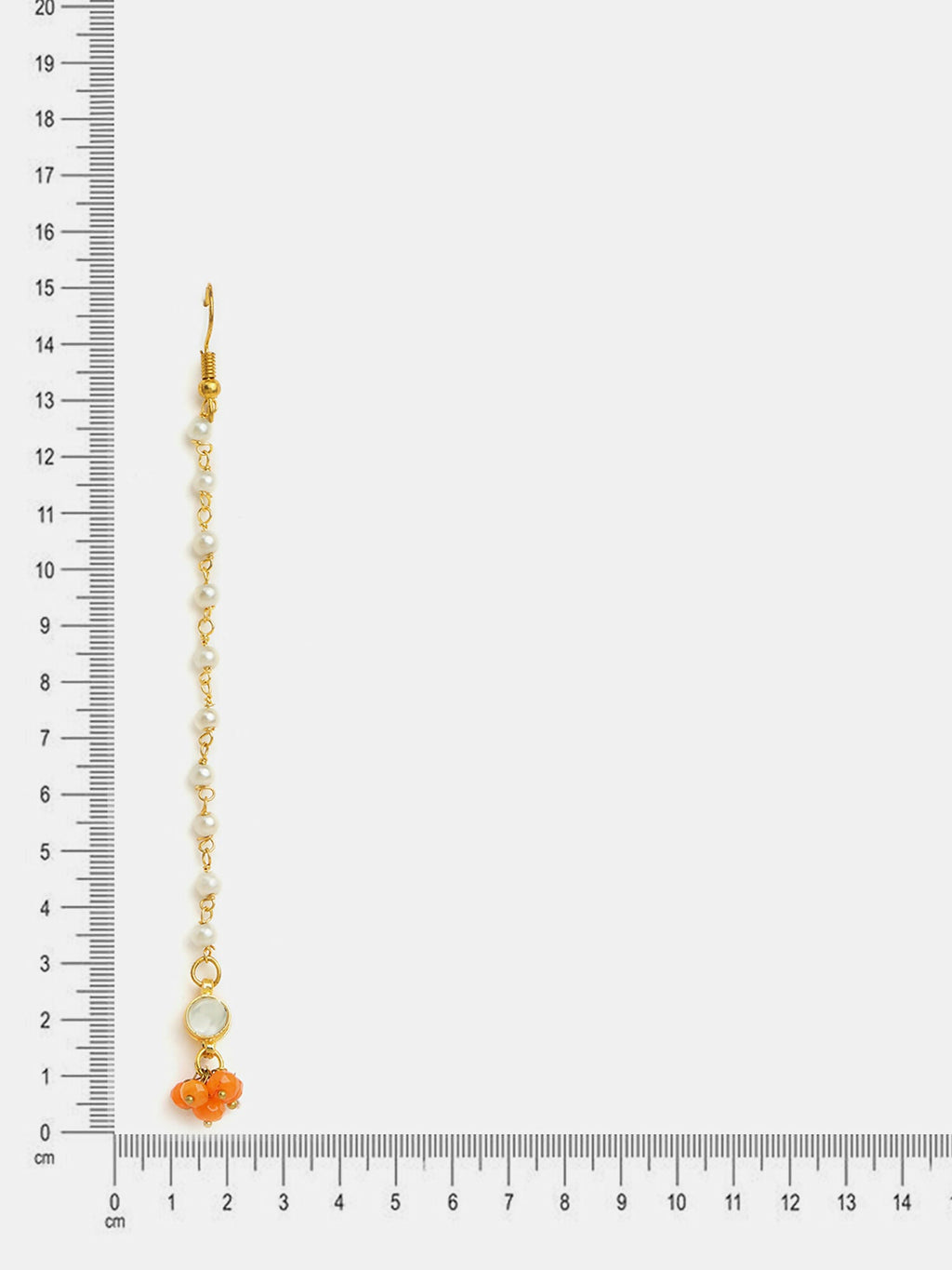 Ruby Raang Traditional Teardrop Maang Tikka - Distacart