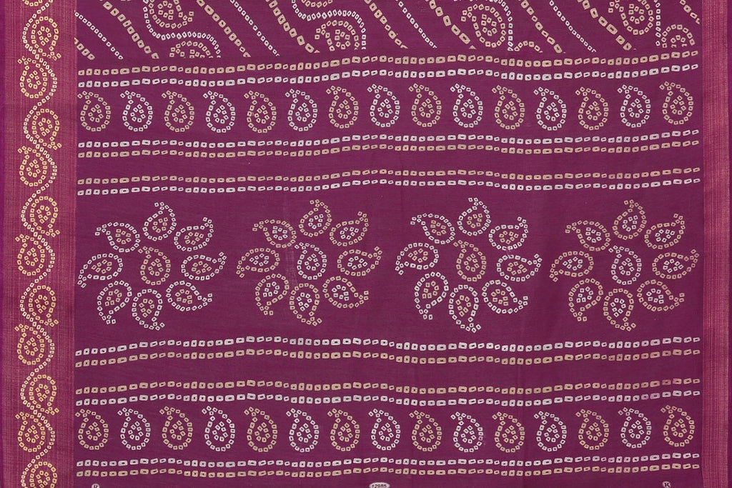 Vamika Linen Jari Border Purple Bollywood Style Saree