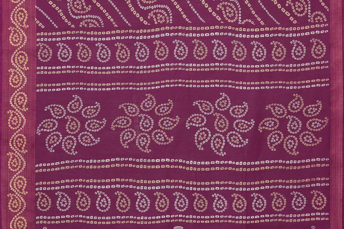 Vamika Linen Jari Border Purple Bollywood Style Saree