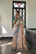 Jyoti Fashion Women's Rama Soft Tussar Silk Printed Designer Saree with Blouse - Distacart