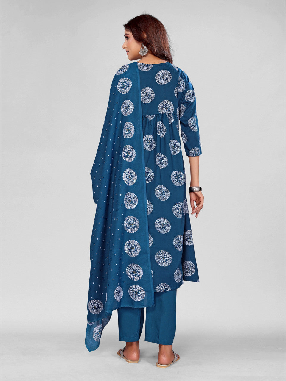 Jyoti Fashion Women's Morpich Rayon Embroidered Designer Kurta Set with Dupatta - Distacart