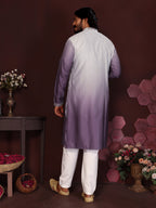 Jyoti Fashion Men's Jamuni Sequins Embroidered Kurta with Pajama