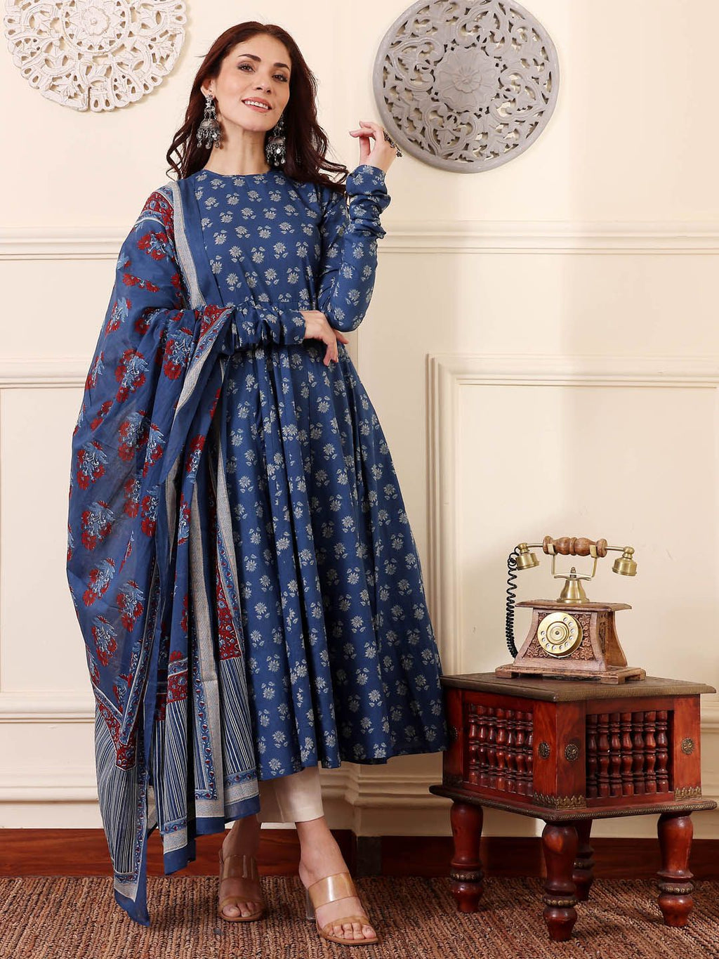 Jyoti Fashion Morpich Rayon Printed Designer Kurta Set With Dupatta - Distacart