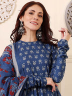 Jyoti Fashion Morpich Rayon Printed Designer Kurta Set With Dupatta - Distacart