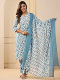 Jyoti Fashion White Rayon Printed Designer Kurta Set With Dupatta - Distacart