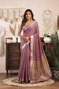 Jyoti Fashion Women's Wine Khadi Cotton Zari Woven Saree with Blouse - Distacart